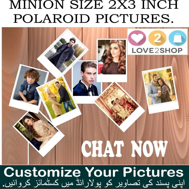 Minion Size 2x3 Inch Polaroid Pictures