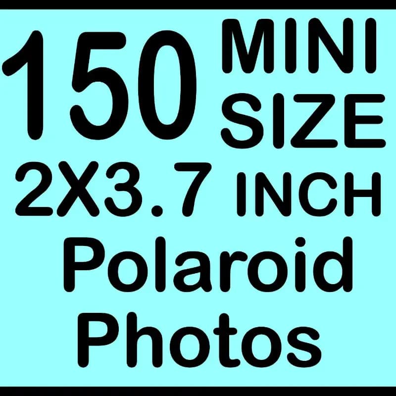 Mini Size 2x3.7 inch Polaroid Pictures