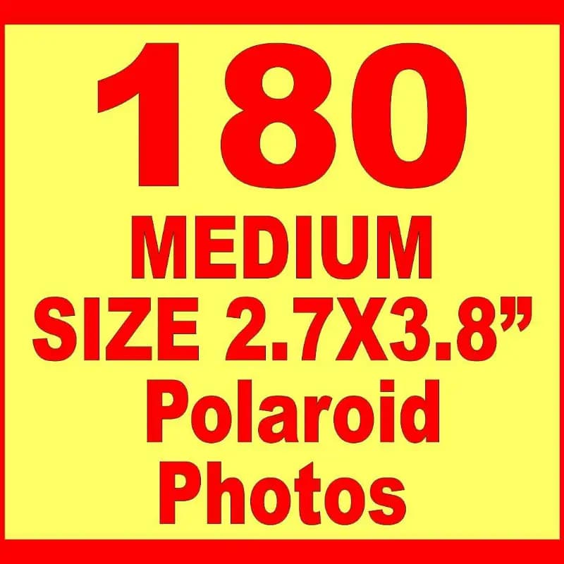 Medium Size 2.7x3.8 inch Polaroid Pictures