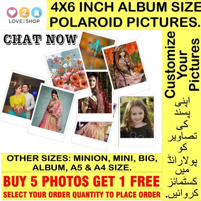 Big / Album Size Polaroid Pictures