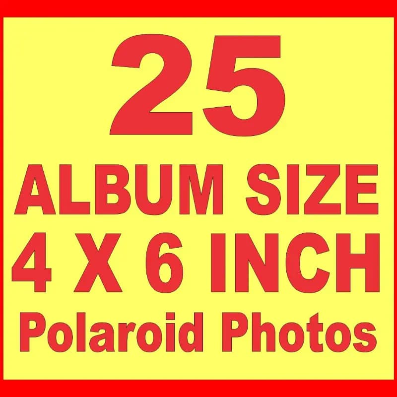 Big / Album Size Polaroid Pictures