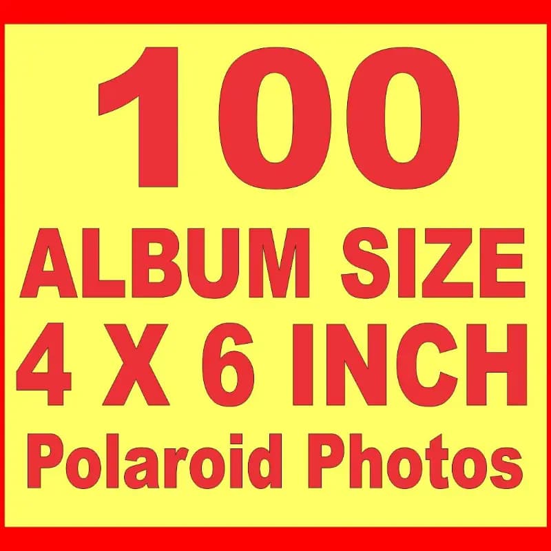 Big / Album Size Polaroid Pictures