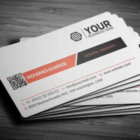 Single Side Visiting Cards