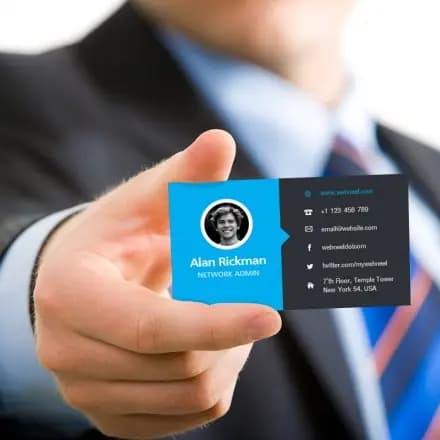 Single Side Visiting Cards