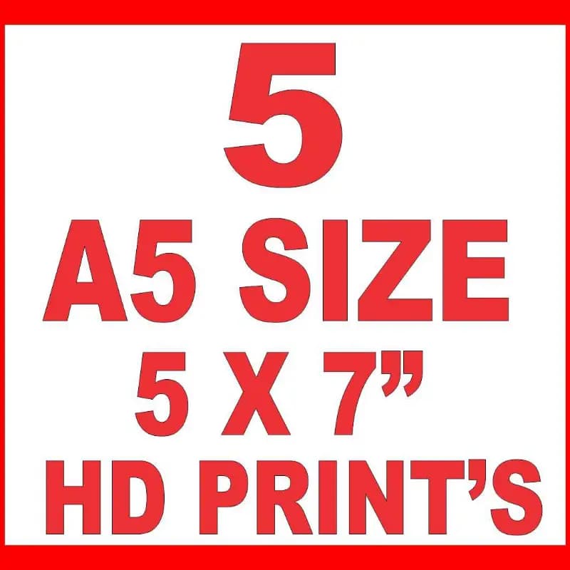 A5 Size Print
