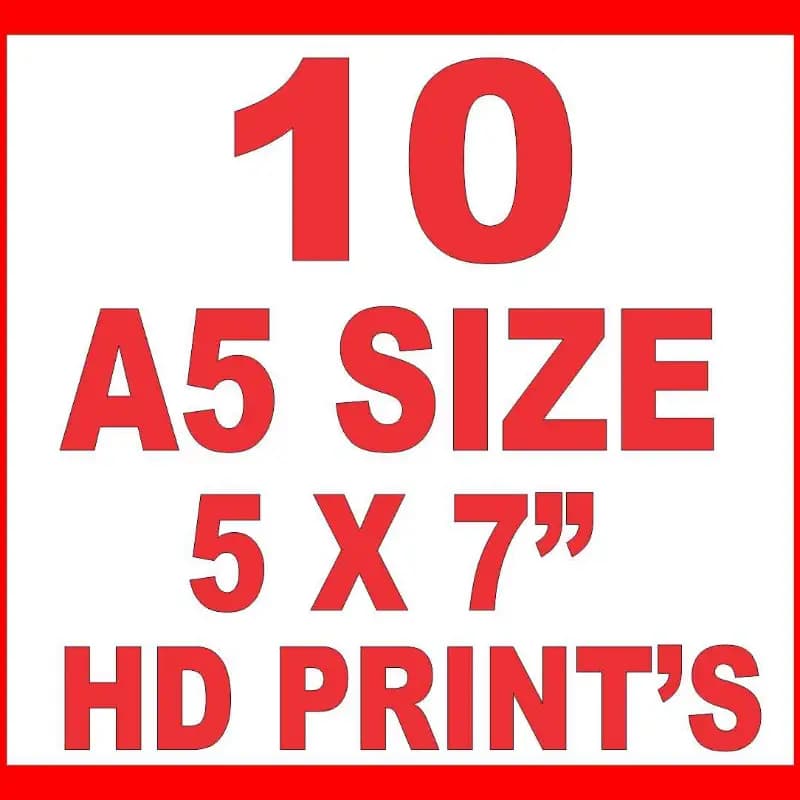 A5 Size Print