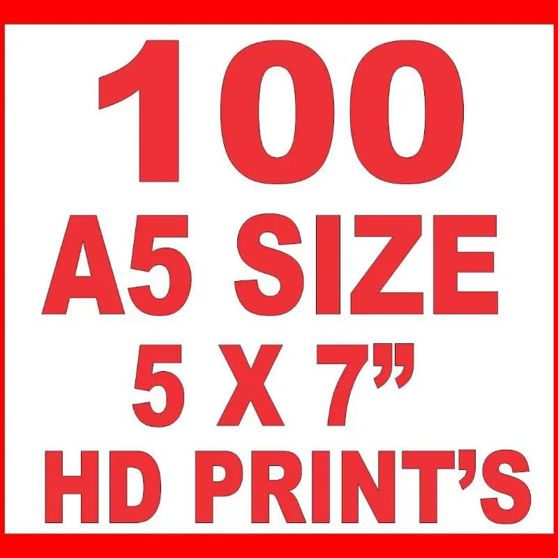 A5 Size Print