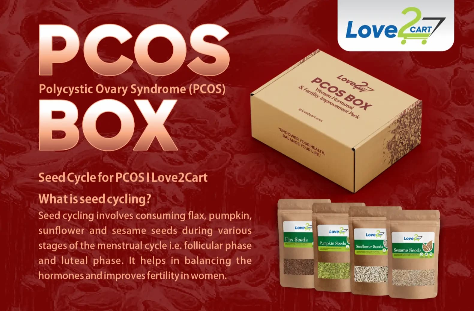 PCOS BOX (Polycystic Ovary Syndrome Cure Box)